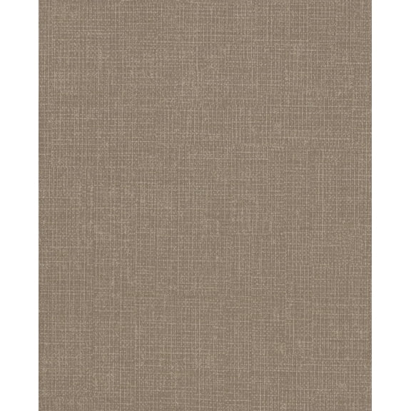 Warner Textures Arya Brown Fabric Texture Wallpaper, 27-in by 27-ft, 60.8 sq. ft