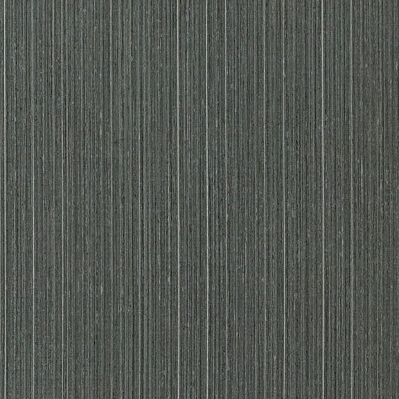 Warner Textures Jayne Charcoal Vertical Shimmer Wallpaper, 27-in by 27-ft, 60.8 sq. ft