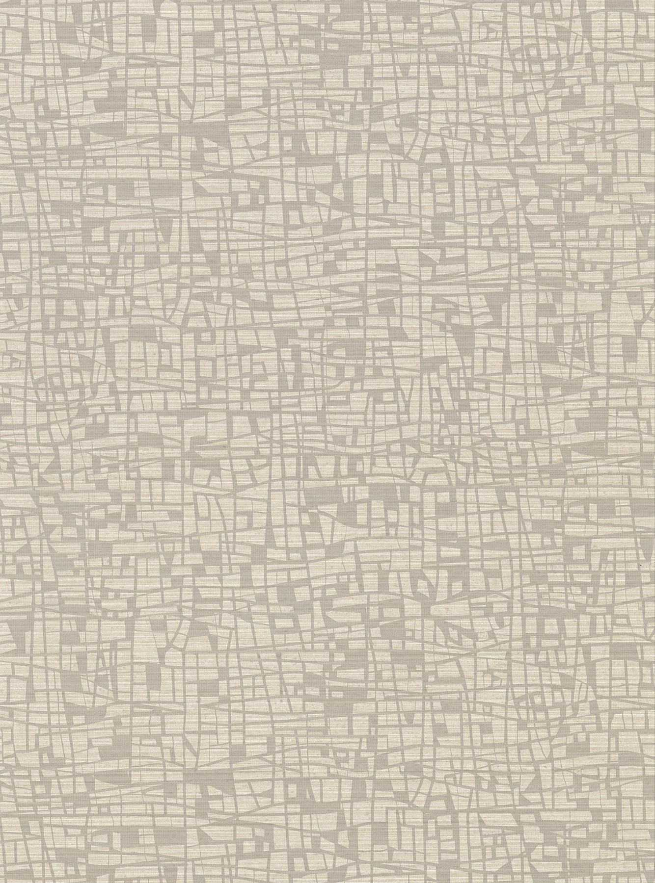 Warner Upton Cream Faux Linen Unpasted Fabric Backed Vinyl Wallpaper, 27-in by 27-ft, 60.8 sq. ft.