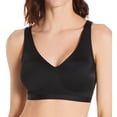 thumbnail image 1 of Warner's BLACK Cloud 9 Smooth Comfort Contour Wireless Bra, US XL NWOT, 1 of 4