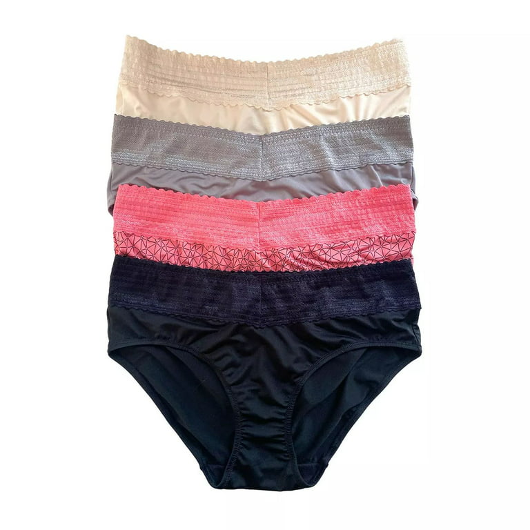 https://i5.walmartimages.com/seo/Warner-s-Women-s-No-Muffin-Top-No-Pinching-Hipster-Panty-with-Lace-4-Pack-Pink-Cream-Black-Grey-M-6_c411263b-f691-431d-bcc3-96a10ec86f89.76fe82a472ddc235691a9089ef904467.jpeg?odnHeight=768&odnWidth=768&odnBg=FFFFFF