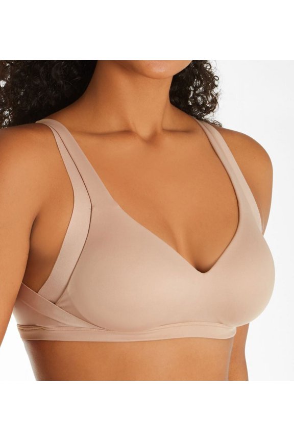 Women's Warner's RA2231A No Side Effects Wirefree Contour Bra (Toasted Almond M)