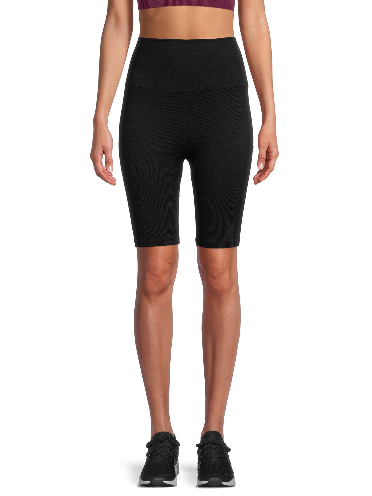 Blissful Benefits Women's Seamless Smoothing Shortie Biker Shorts, 1-Pack, Sizes XS - 3X