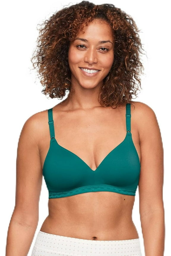 Warner's Women's Simply Perfect Super Soft Wireless Lightly Lined Comfort Bra Rm1691t Color-Mediterranea Size 34A-40C