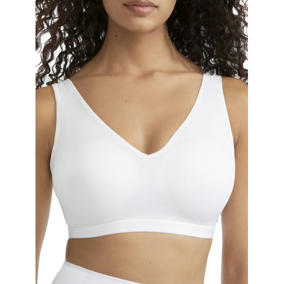 Women's Warner's RM1041A Cloud 9 Smooth Comfort Contour Wireless Bra (White 2X)
