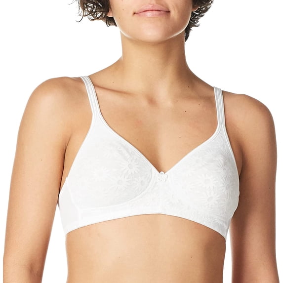 Warner's Womens Daisy Lace Wire-Free Bra Style-2009