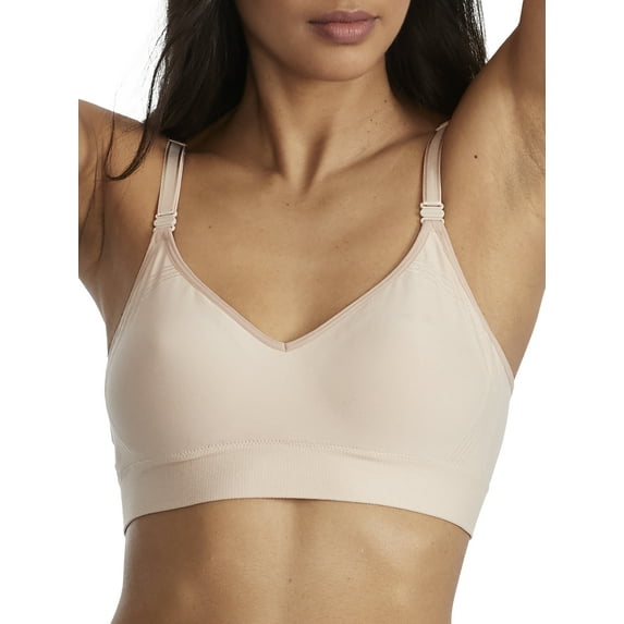 Women's Warner's RN0131A Easy Does It Triangle Seamless Lift Bra (Butterscotch S)