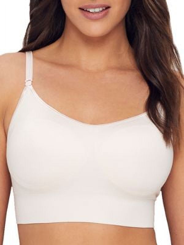 Women's Warner's RM0911A Easy Does It No Dig Wirefree Contour Crop Top Bra (Rosewater S)