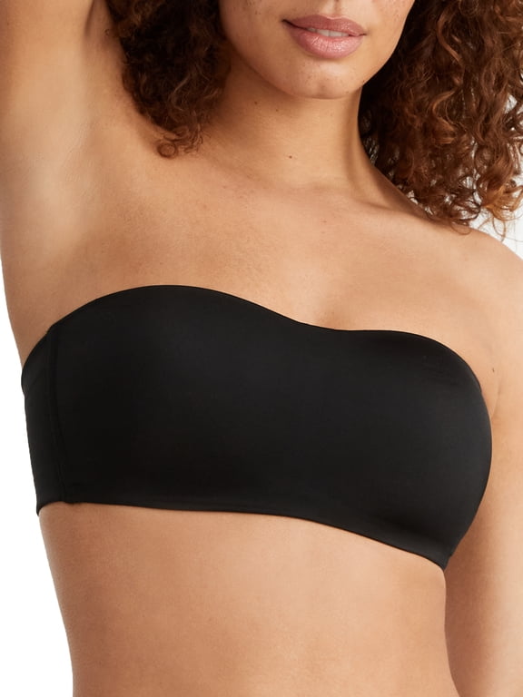 Women's Warner's RY0161A Easy Does It Wireless Lightly Lined Strapless Bra (Black S)