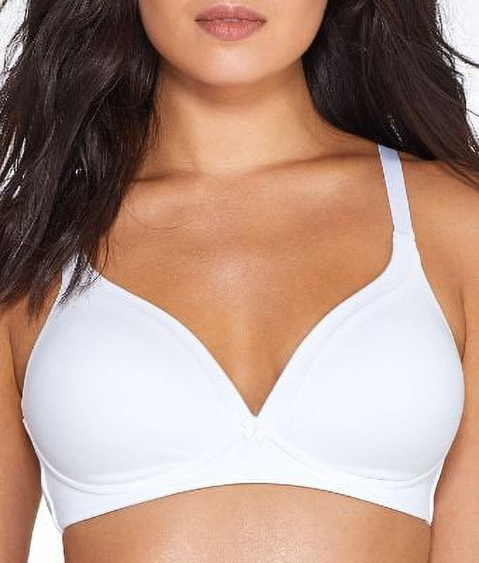 Women's Warner's RN0141A Invisible Bliss Cotton Wirefree Bra with Lift ( Light Grey Heather 38D) 