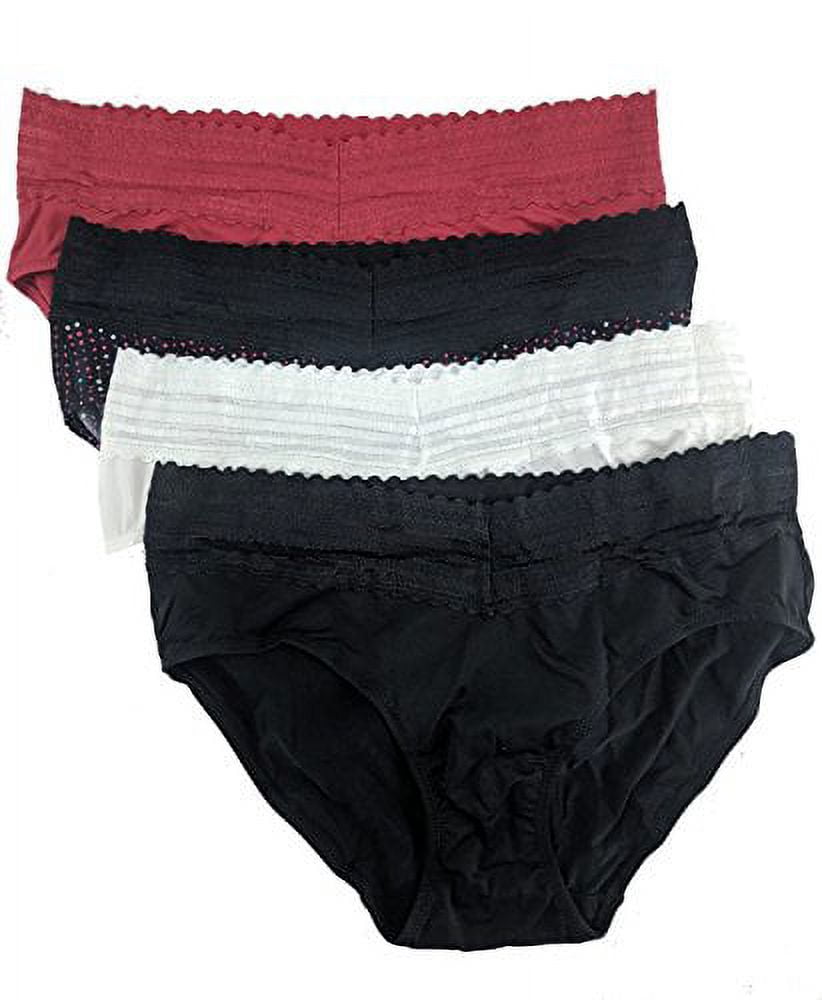 Warners ~ Women's Hipster Underwear Panties Modal Blend 4-Pair