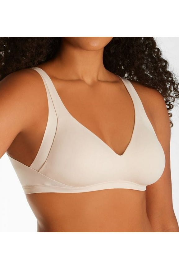 Warner's Womens No Side Effects Wire-Free Back Smoothing T-Shirt Bra Style-RA2231A