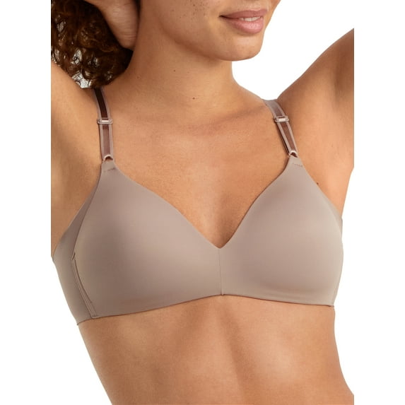 Warner's Womens No Side Effects Wire-Free T-Shirt Bra Style-1056