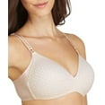 thumbnail image 1 of Women's Warner's 1056 No Side Effects Wire-Free Bra (Butterscotch/Dot Print 40B), 1 of 4
