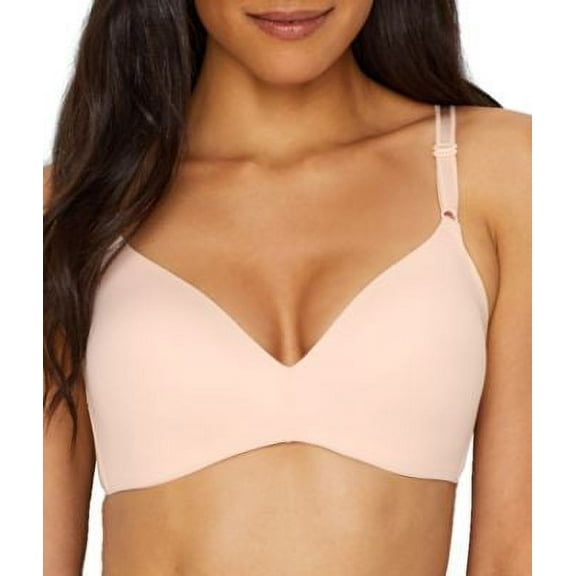 Warner's Womens No Side Effects Wire-Free T-Shirt Bra Style-1056