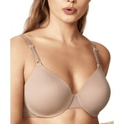 Warner's women's 34B Nylon Comfort Underwire Bra, Almond