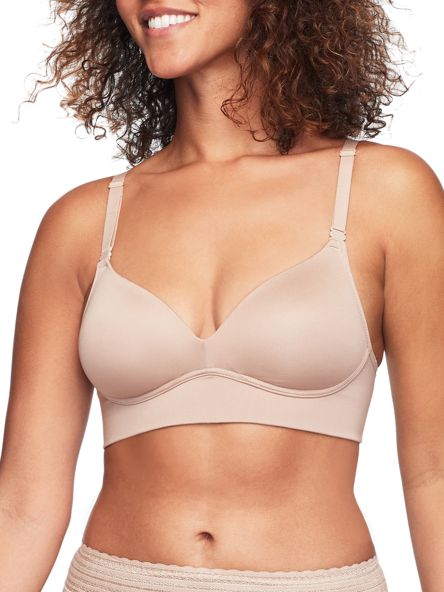 Simply Perfect by Warner's Women's Longline Convertible Wirefree Bra -  Berry 34B