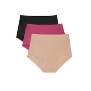 Warners  Blissful Benefits Womens Breathable Moisture-Wicking Microfiber Brief
