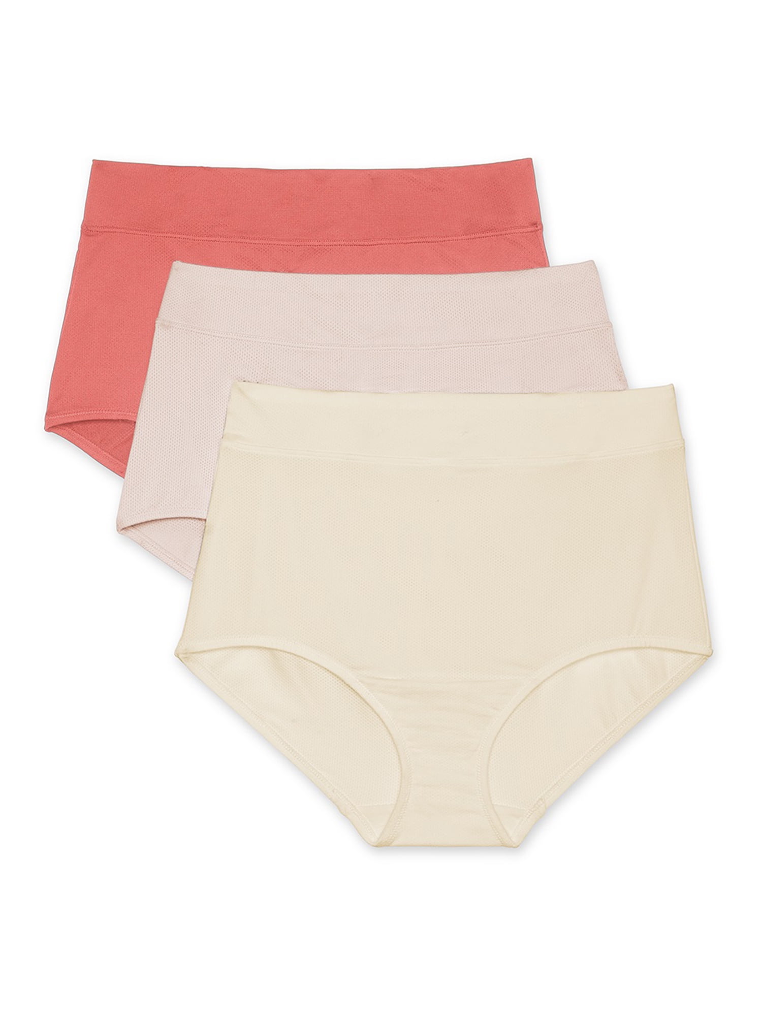 Warner's Women's Blissful Benefits No Muffin Top Breathable Micro Brief  Panties Multipack Underwear : : Fashion