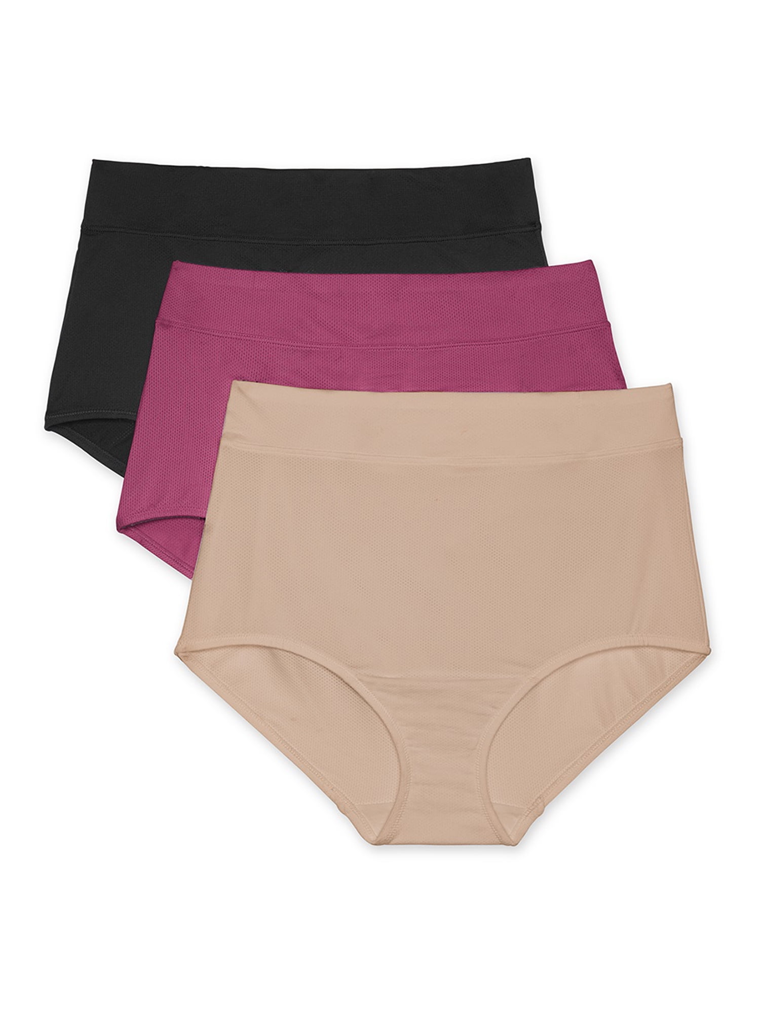 Warners® Blissful Benefits Dig-Free Comfort Waistband Microfiber Brief  6-Pack RS9046W