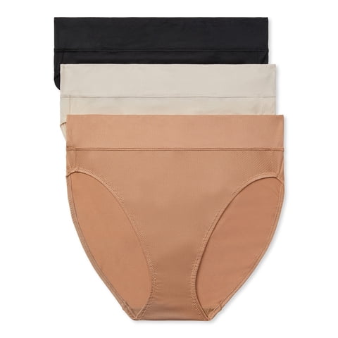 Dig-Free Breathable Microfiber Hi-Cut 3-Pack
