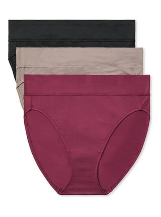 Just My Size Women's Cotton Brief Underwear, 10-Pairs 
