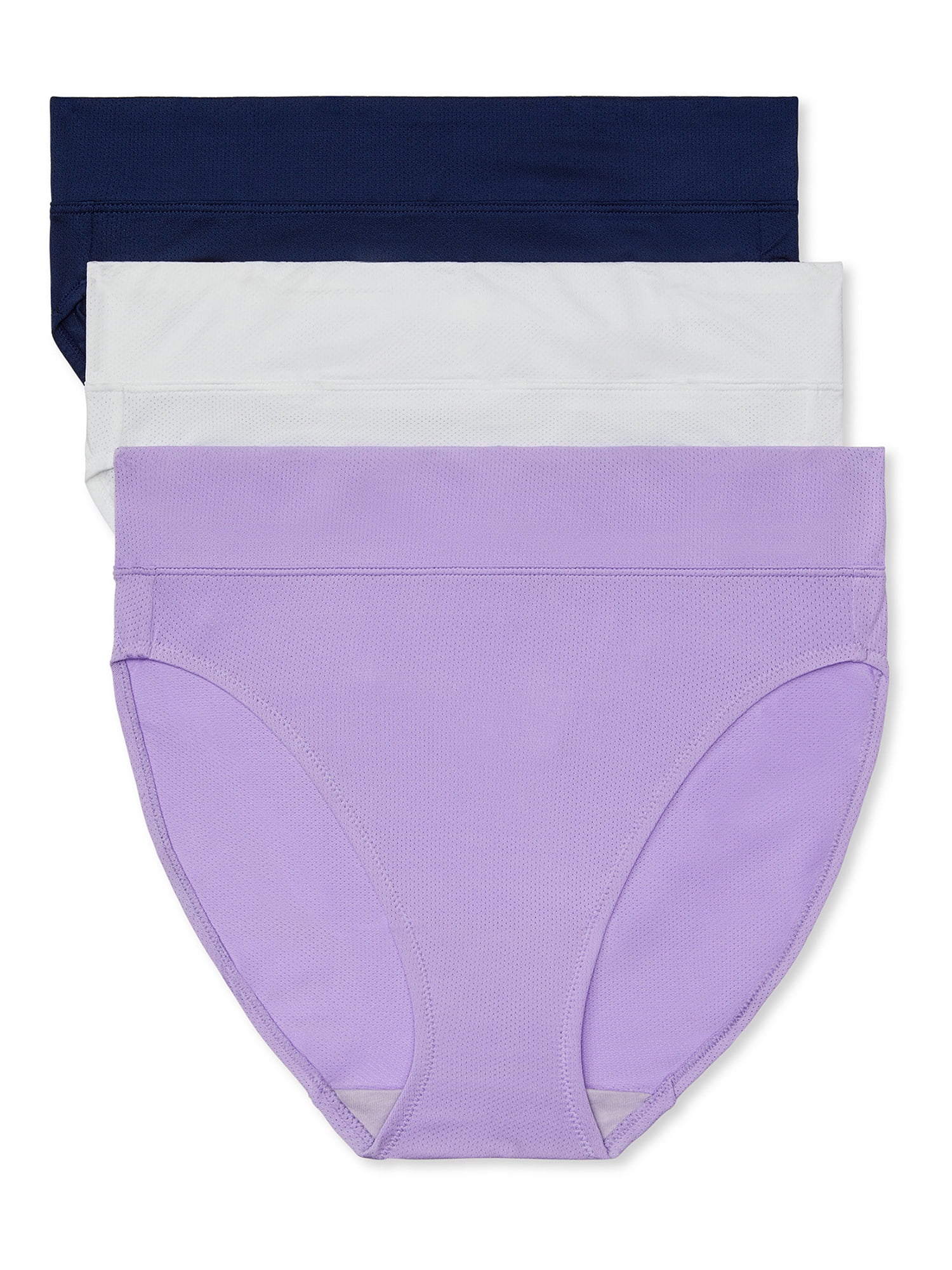 Warners Womens Allover Breathable Hi-Cut Panty 