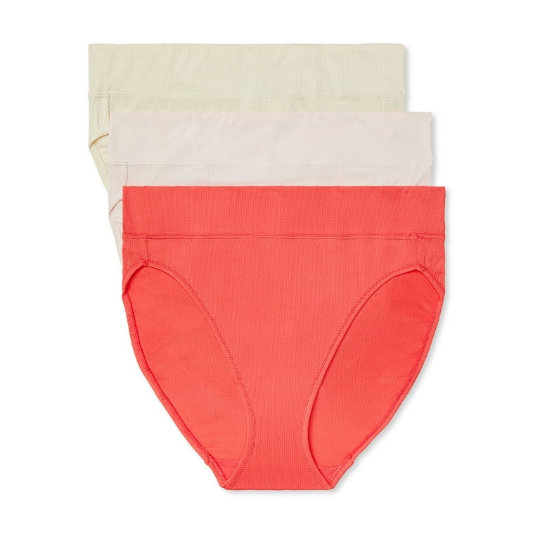 Warners Blissful Benefits Hi Cut Panties Underwear Sz 6 Ladies