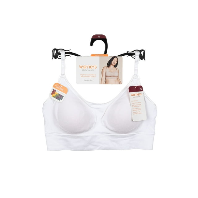 Warners® Blissful Benefits Dig-Free Comfort Band with Seamless Stretch Wireless Lightly Lined