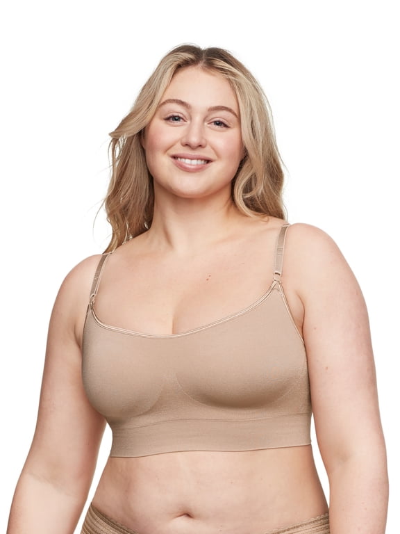 Warners® Blissful Benefits Women's Dig-Free Comfort Band with Seamless Stretch Wireless Lightly Lined Comfort Bra