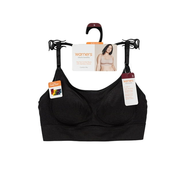 Warners® Blissful Benefits Dig-Free Comfort Band with Seamless Stretch Wireless Lightly Lined