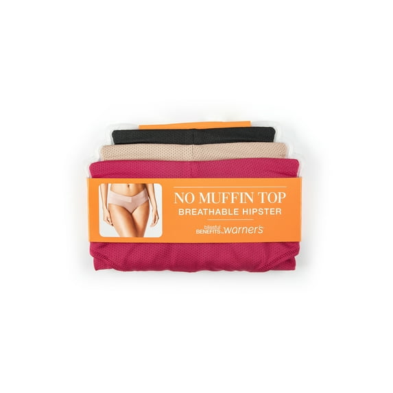 Warners® Blissful Benefits Dig-Free Comfort Waist Moisture-Wicking Microfiber Brief RU4963W