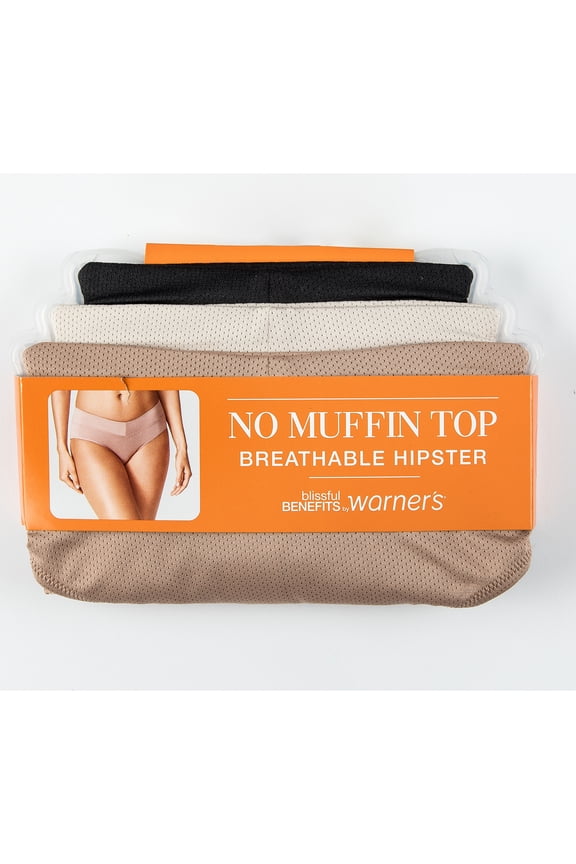 Warners® Blissful Benefits Dig-Free Comfort Waist Moisture-Wicking Microfiber Brief RU4963W
