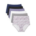 thumbnail image 1 of Warners® Blissful Benefits Dig-Free Comfort Waistband Microfiber Brief 6-Pack RS9046W, 1 of 3