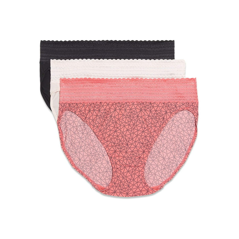 Warners® Blissful Benefits Microfiber Hi-Cut Underwear with Comfort  Waistband 3-Pack