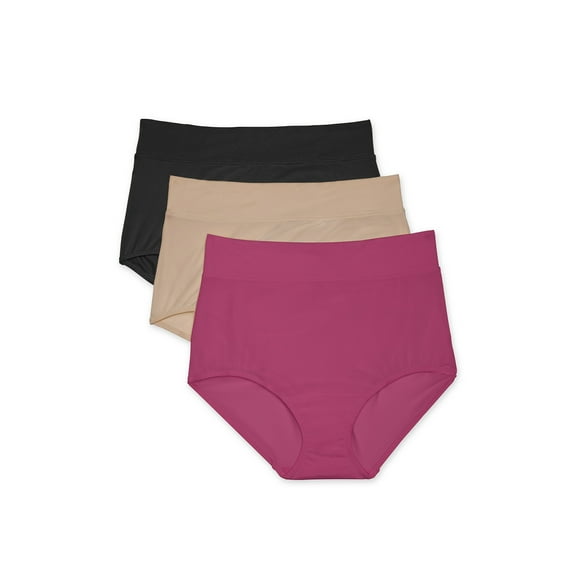 Warners Blissful Benefits Dig-Free Microfiber Brief 3-Pack RS9043W