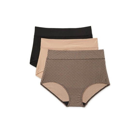 Warners Blissful Benefits Dig-Free Microfiber Brief 3-Pack RS9043W