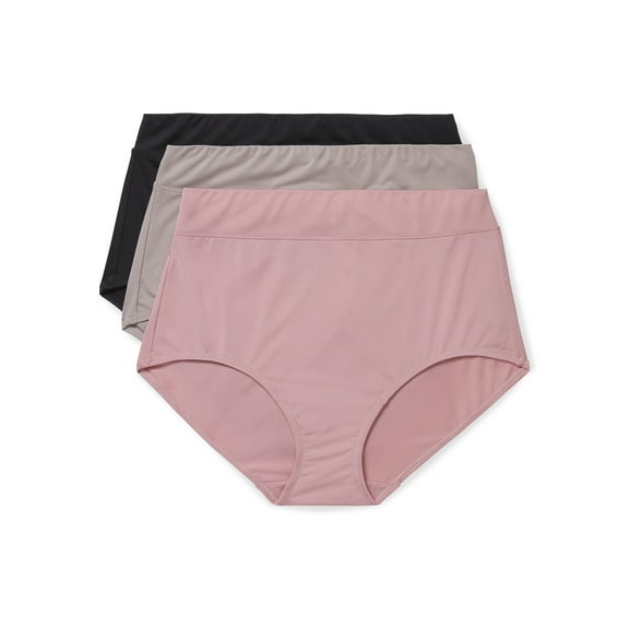 Warners Blissful Benefits Dig-Free Microfiber Brief 3-Pack RS9043W