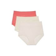 Warners Blissful Benefits Dig-Free Microfiber Brief 3-Pack RS9043W