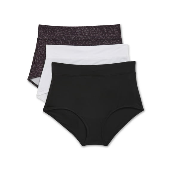 Warners Blissful Benefits Dig-Free Microfiber Brief 3-Pack WRW251BR07W