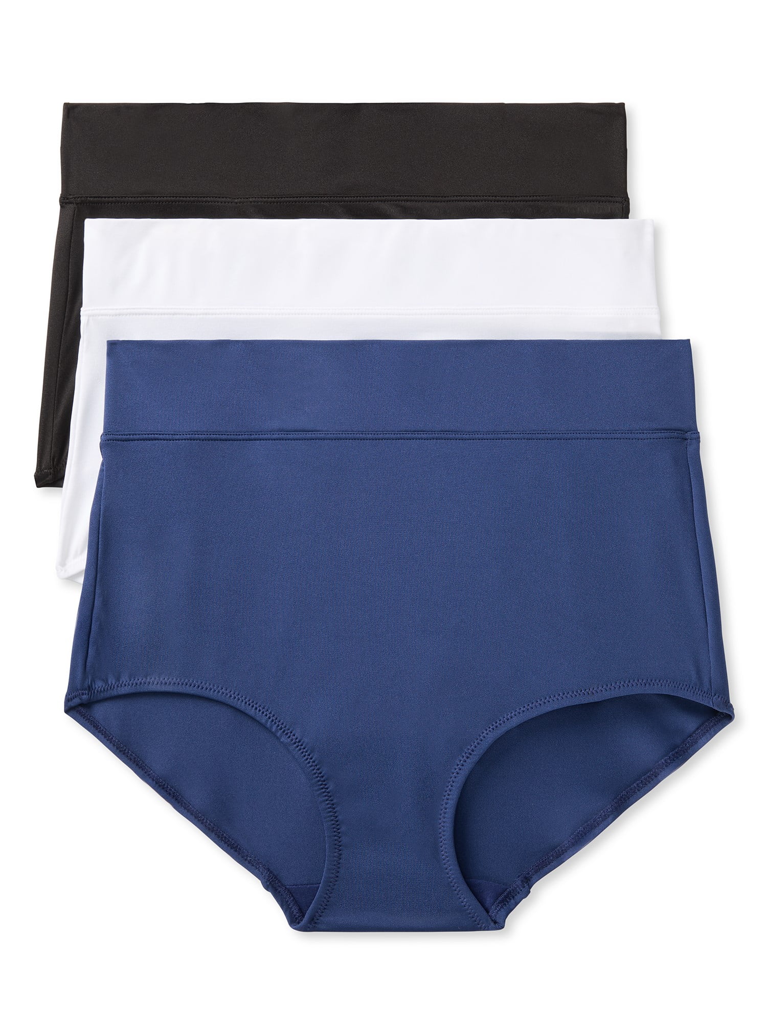 Warners Blissful Benefits Dig-Free Microfiber Brief 3-Pack WRW251BR07W