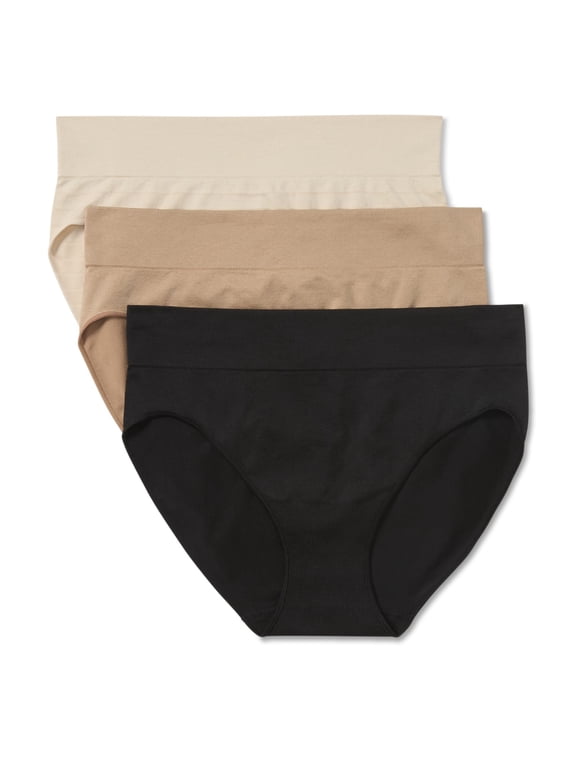 Warners® Blissful Benefits No Pinching No Problems® Dig-Free Seamless Stretch High-Waist Brief 3-Pack