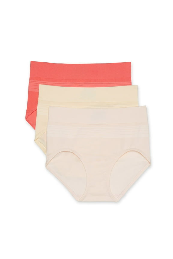 Warners Blissful Benefits Dig-Free Seamless Brief 3-Pack RS6333W