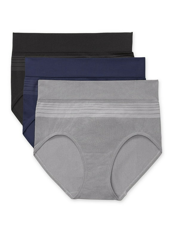 Warners Blissful Benefits Dig-Free Seamless Brief 3-Pack RS6333W
