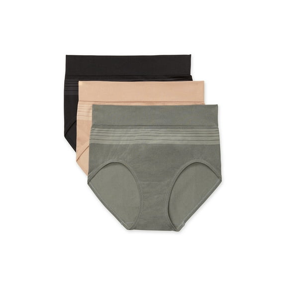 Warners Blissful Benefits Dig-Free Seamless Brief 3-Pack RS6333W