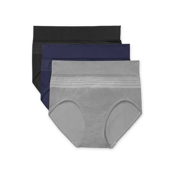 Warners Blissful Benefits Dig-Free Seamless Brief 3-Pack RS6333W