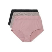 Warners  Blissful Benefits Women's Dig-Free Microfiber Brief 3-Pack