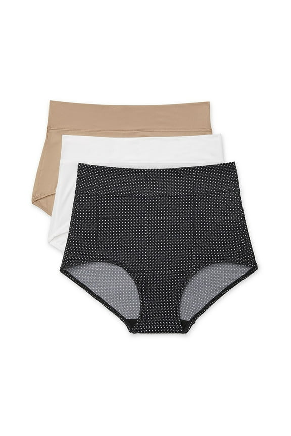 Warners® Blissful Benefits Women's Dig-Free Microfiber Brief 3-Pack
