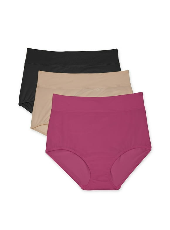 Warners® Blissful Benefits Women's Dig-Free Microfiber Brief 3-Pack