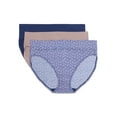 thumbnail image 1 of Warners® Blissful Benefits Women's Dig-Free Comfort Waistband Microfiber 3-Pack Hi-Cut, 1 of 5